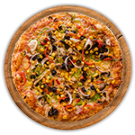 Veggie Sizzler Pizza 